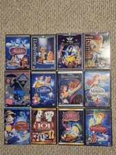 Disney Classic Binge Box Blu-Ray DVD Movie Lot - Cinderella Aladdin Pinocchio