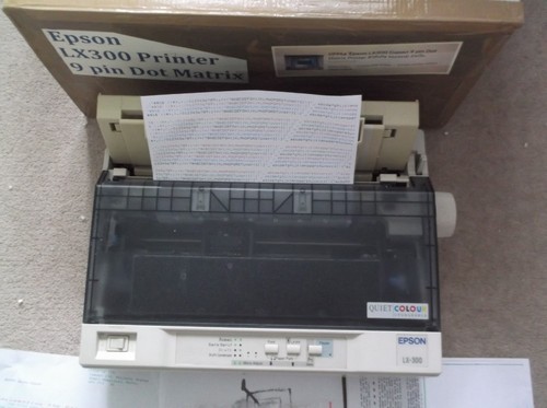 Epson LX300 Colour/Black 9 pin Dot Matrix Printer #1(fully tested) 240v. - Picture 15 of 24