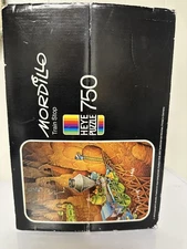 Vintage HEYE Puzzle MORDILLO 1974 Rare Train Stop 750 ***missing pieces, has 744