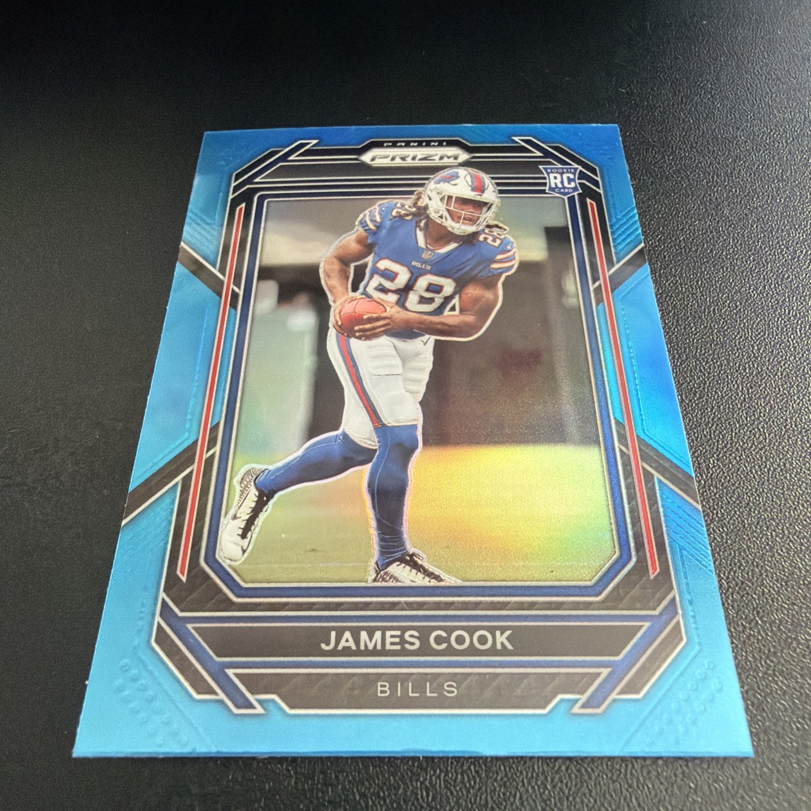 James Cook RC 2022 Prizm Light Blue Prizm 319 Card1