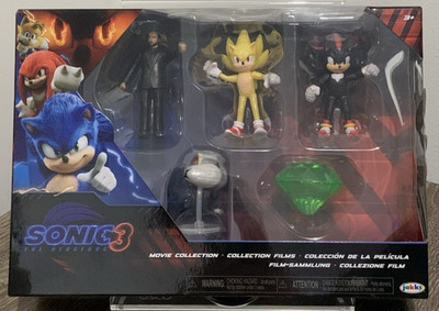 Sonic The Hedgehog 3 Movie Collection Jakks Pacific Brandneu & Versiegelt