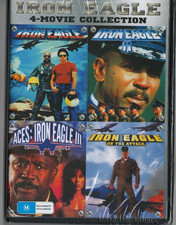 Iron Eagle: 4 Movie Collection  DVD, Region 0, ALL PLAYERS NEW