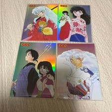 Inuyasha Carddass Masters Original Ver. 4 Cards Set, Slightly Damaged