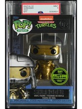 Shredder Retro Toys Teenage Mutant Ninja Turtles Funko Pop! Digital PSA 9 MINT