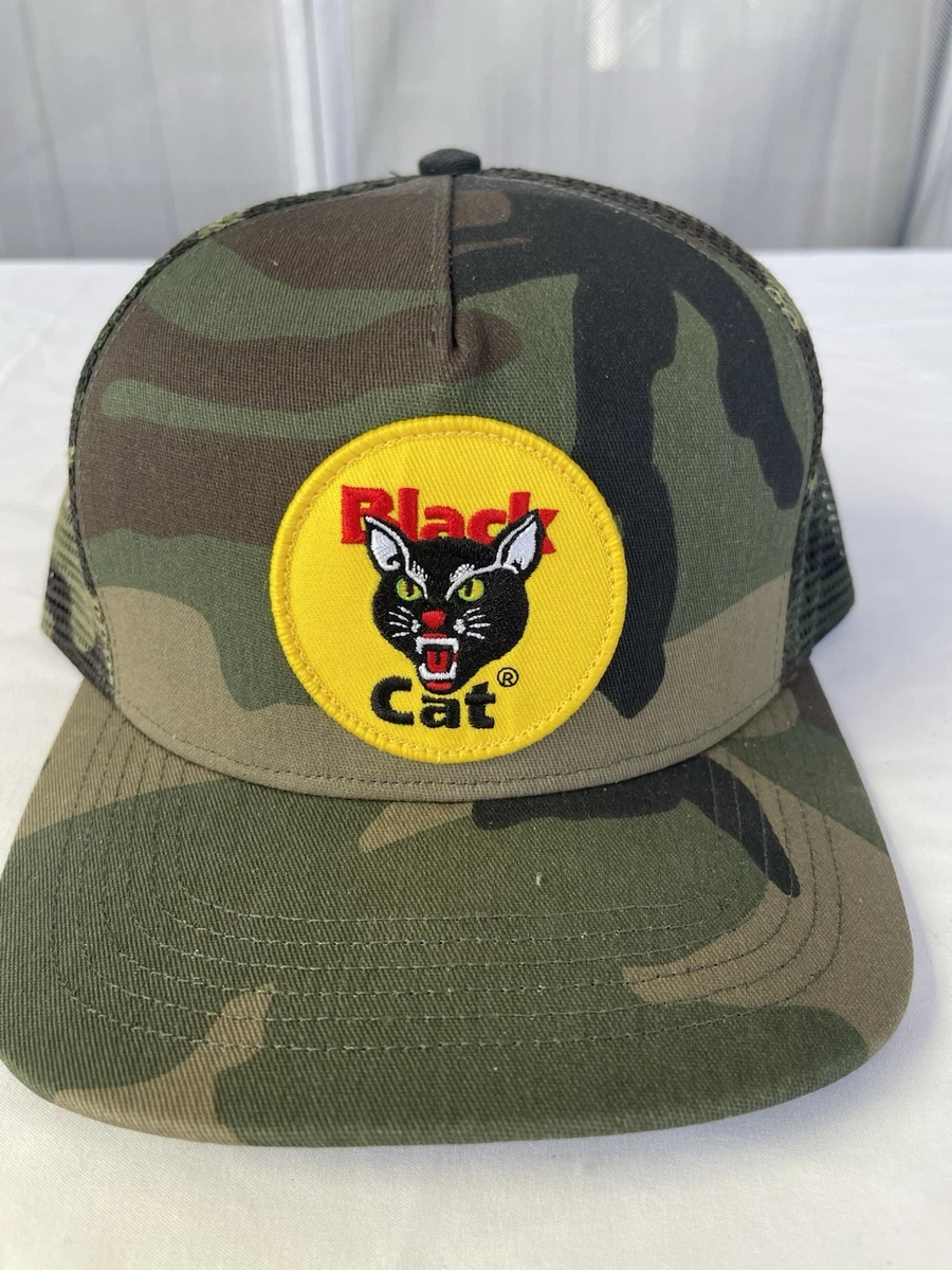 Supreme Black Cat Mesh trucker Hat Camo SS24 | eBay
