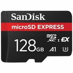 Sandisk Express. Capacity: 128 Gb Flash Card Type: Microsdxc Internal Memory Typ - Image 1 of 1