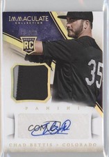 2014 Panini Immaculate Rookie Material Prime 62/99 Chad Bettis #123 Auto 0x5