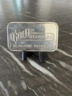 Vintage Engelhard Gold Standard 1 .oz Silver .999 Fine Bar Rare Series 2 Blank