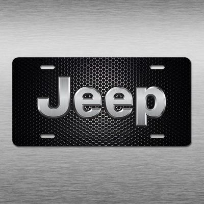 #ad #ad Jeep Wrangler Cherokee Inspired Novelty Art LICENSE PLATE Car Truck SUV Car Tag $13.98