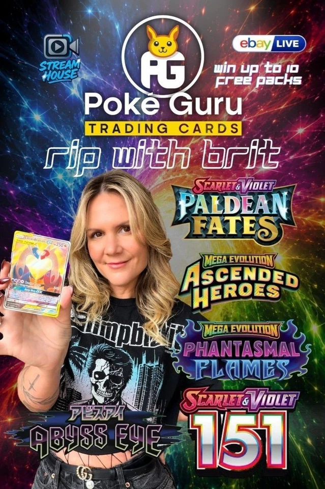 Ten Pack Buy Back! Ascended Heros and More! PokeGuru Hosted by BritsBinder