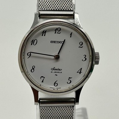 Extreme Excellent Condition SEIKO Socie Hand Wound Watch 21 Jewels