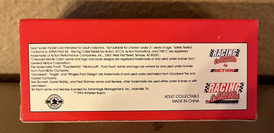 1994 Racing Collectibles 1:64 Scale Budweiser Darrell Waltrip 1984 Monte Carlo - Image 3 of 4