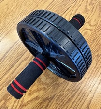 Ab Roller Dual Wheel Abdominal Exercise Fitness Equipment Core Strengthening