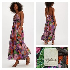 free people Bayside Floral Maxi Dress Party Combo Small NWT $168