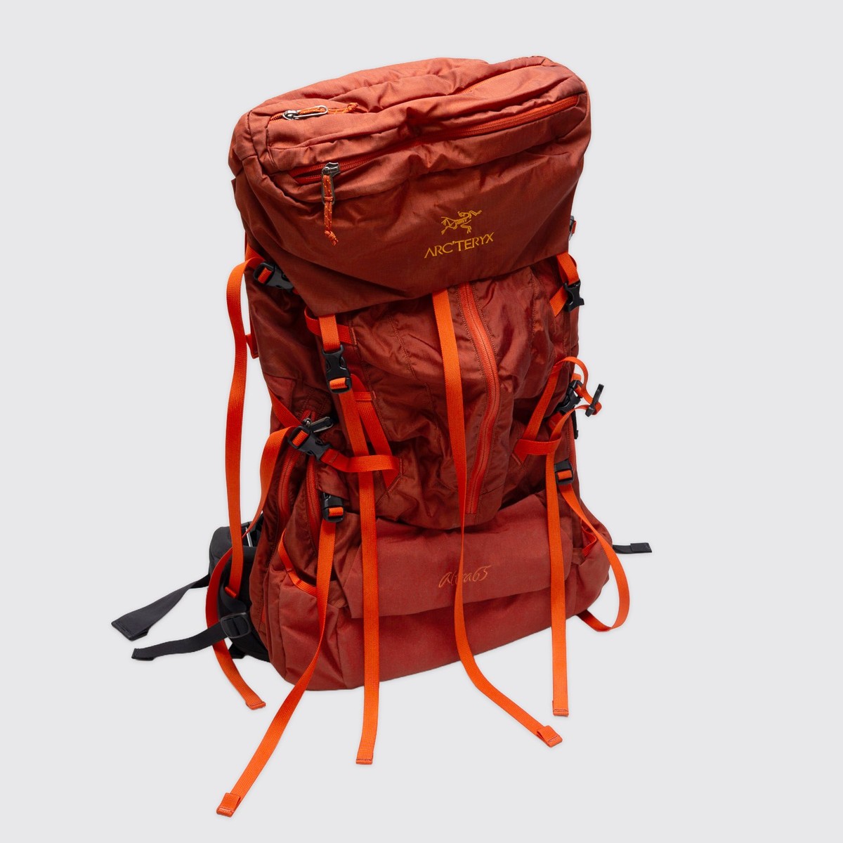 Arc'teryx Altra 65 Internal Frame Orange Backpack Ripstop Nylon