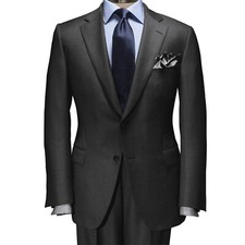 Dark Grey Nailhead Suit Is A Modern Essential For Year-Round Wear Tailored