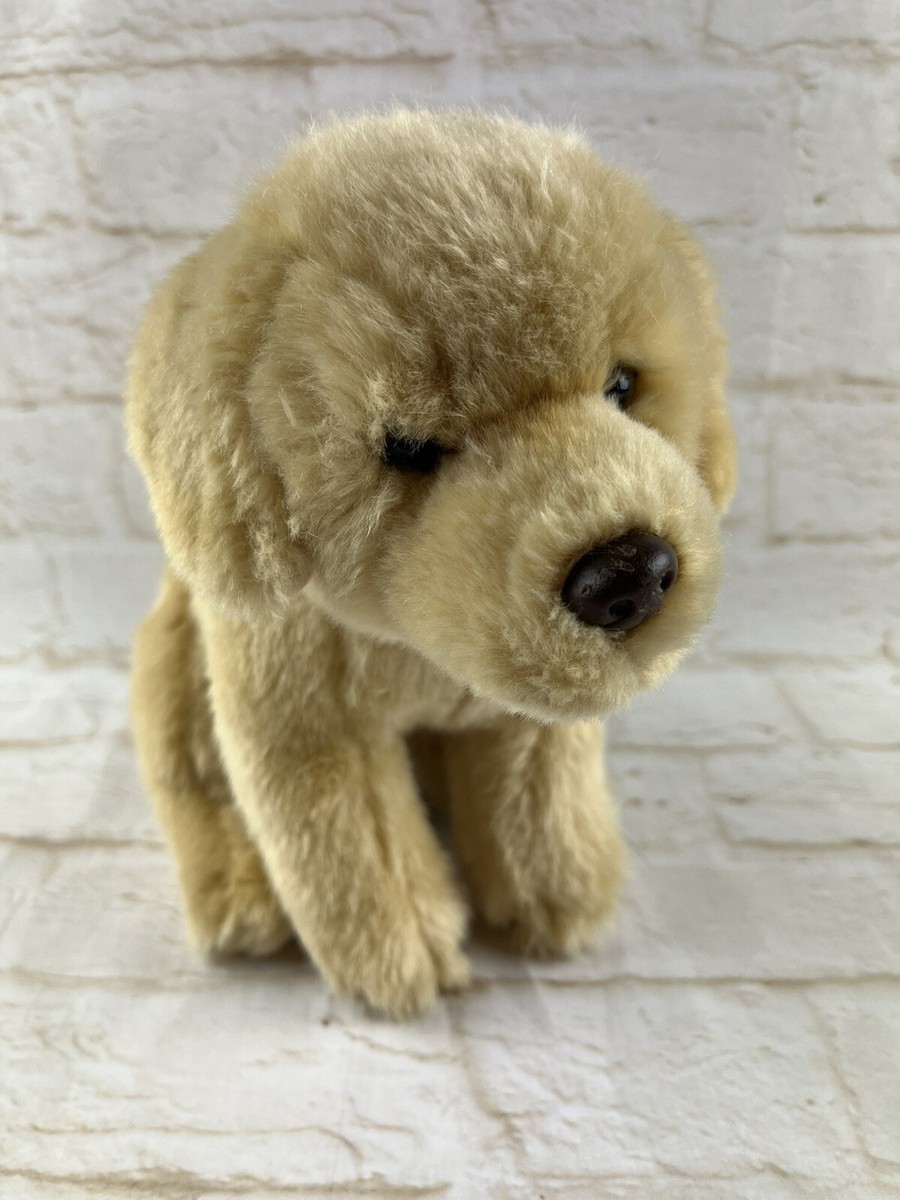 Toys R Us 10” Dog Stuffed Animal Golden Retriever Plush Yellow Lab