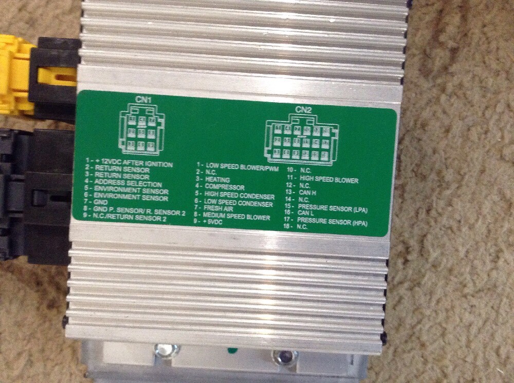 ACC CLIMATE CONTROL MDS CANBUS SINGLE EVAPORATOR CONTROL HEAD RELAY