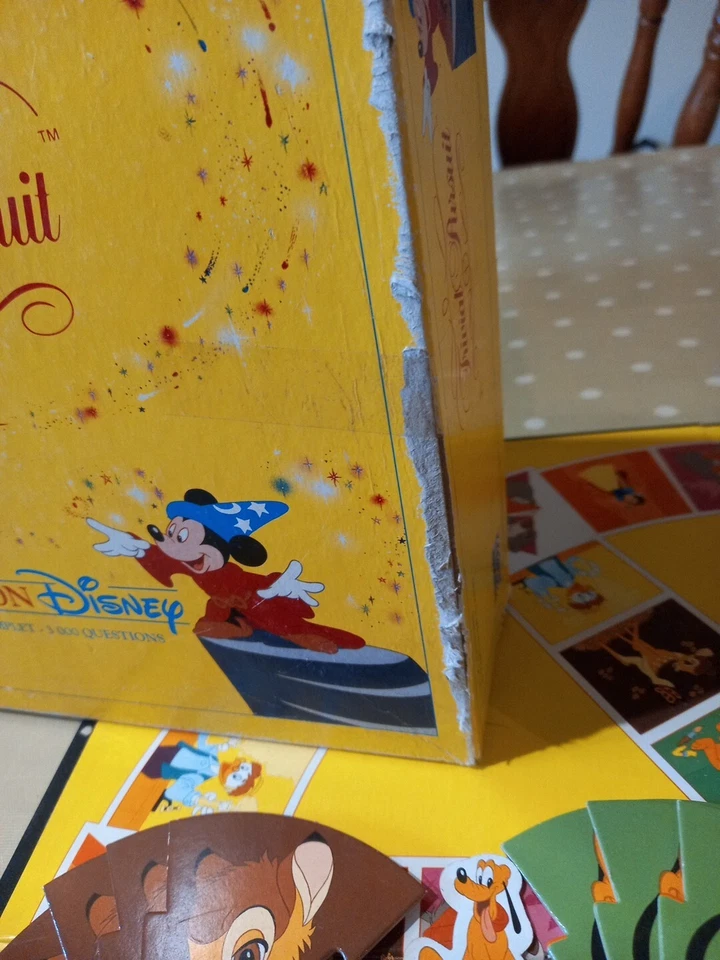 Jeu De Société Trivial Pursuit Edition Disney 1992 Parker 2 a 36 Joueurs 6 Ans + - Photo 2/4