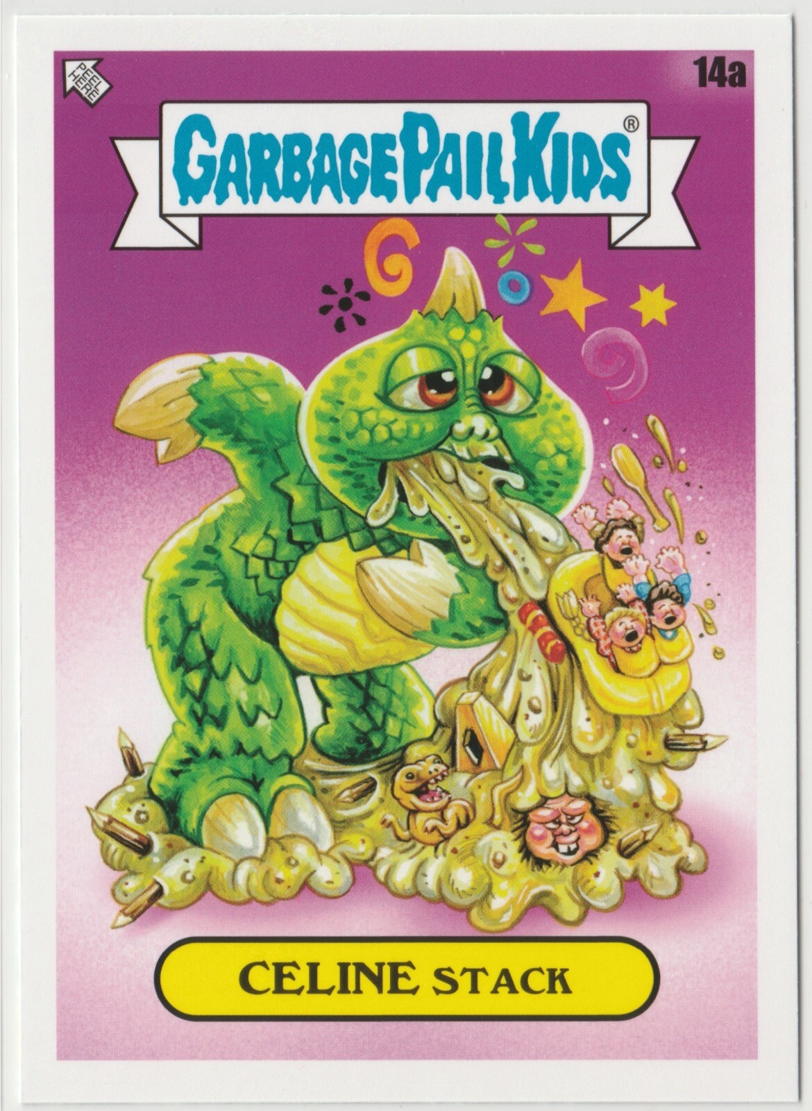 Celine Stack #14a Garbage Pail Kids GPK 2023 Intergoolactic Mayhem Trading Card