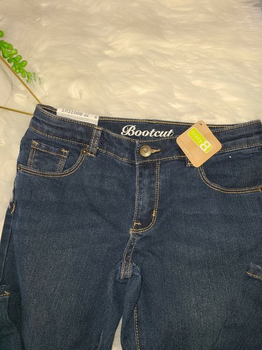 Crazy 8 Blue Boot Cut Jeans Girls Size 7 Plus NWT - Picture 2 of 9