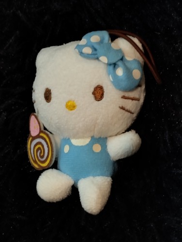 Hello Kitty Lollipop 3" Plush Doll Keychain Pre-owned UN-USED Excellent Cond. - Picture 5 of 10