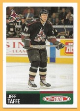 #428 Jeff Taffe 2002-03 Topps Total Rookie Hockey Card NM-Mint. rookie card picture