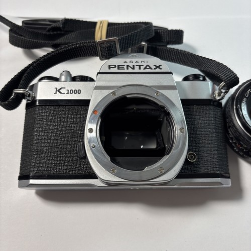PENTAX ASAHI K1000 35mm Film Camera w/ 50mm Pentax M Lens - Picture 2 of 18