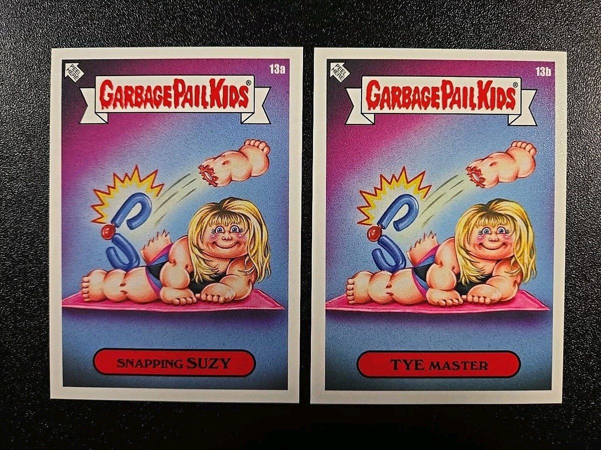Suzanne Somers Thighmaster Spoof 2 Card Set Garbage Pail Kids | eBay