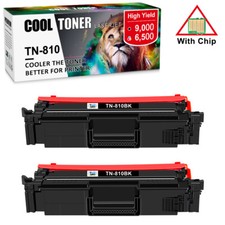 2PK Black TN-810 TN810 Toner Compatible with Brother HL  L9410CDN MFC  L9610CDN
