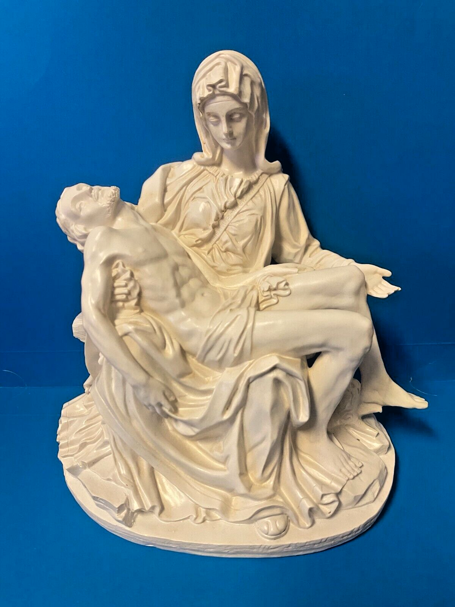 Pieta Stone Finish Statue, 4