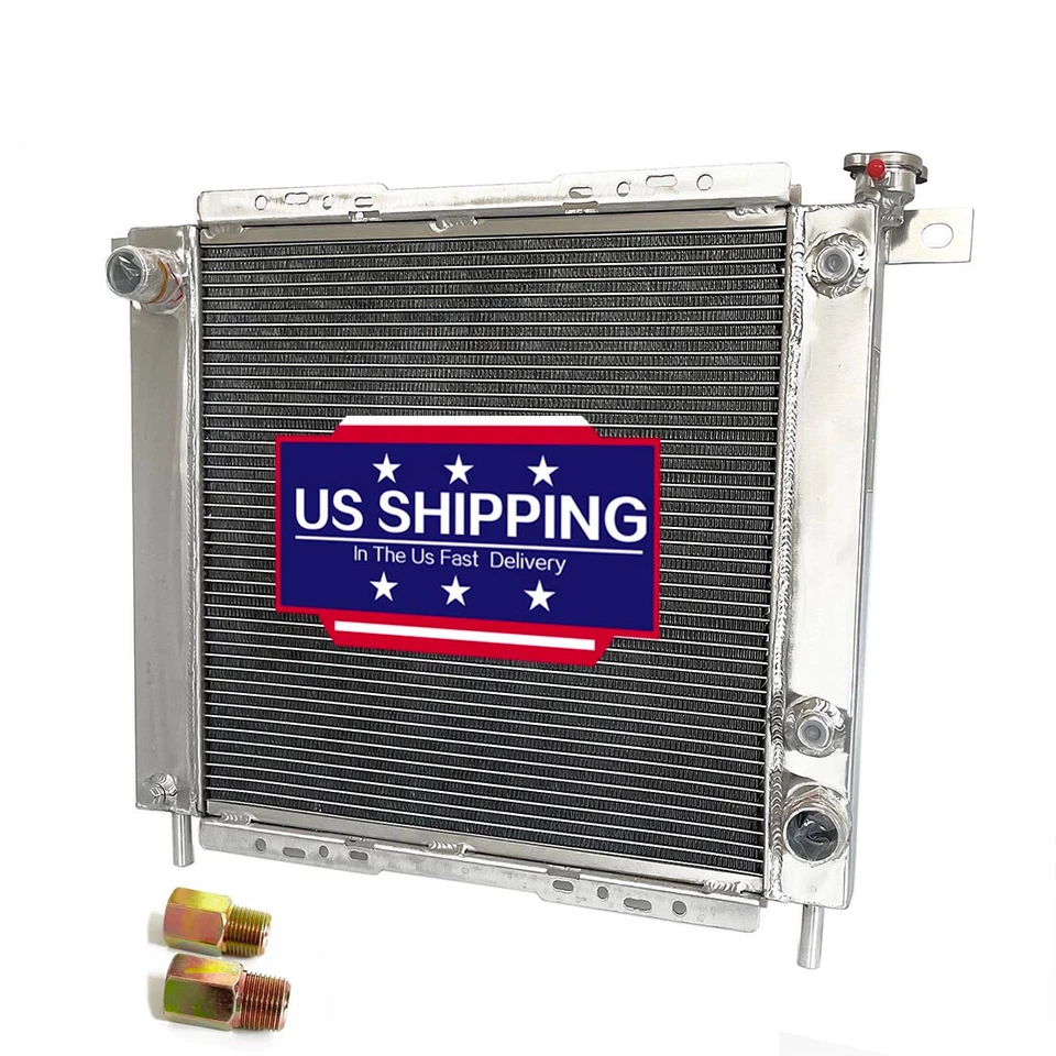 Radiador de aluminio apto para Ford Ranger 1985-1994 2,0 L 2,3 L Mazda B2300 SE 2,3 L4 1994 Foto 2 de 4