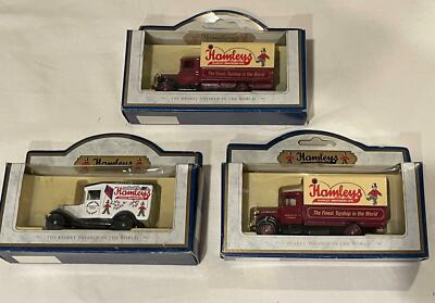 Lledo  Days Gone By  Hanleys Vans set of  Three