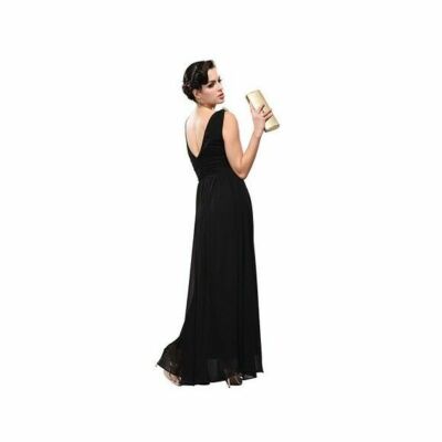 EVER PRETTY SLEEVELESS V-NECK SEMI-FORMAL MAXI EVENING DRESS,BLACK,10 | eBay