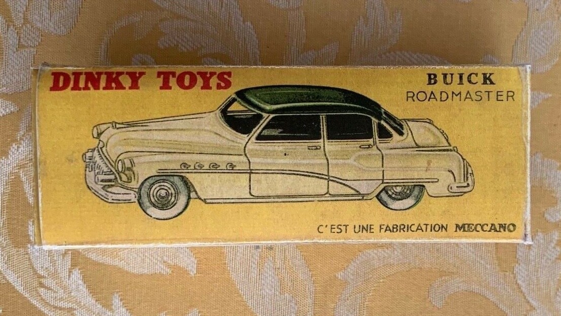 美品レア　オールドDINKY TOYS BUICK ROADMASTERミニカー Dinky Toys (France) No. 24V Buick Roadmaster Good Original