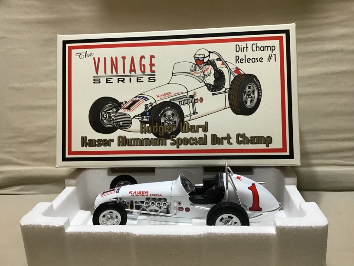 Vintage GMP Sprint Car Dirt Champ Rodger Ward Kaiser Aluminum