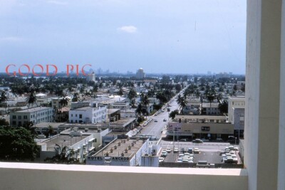#DX9 - d Vintage 35mm Slide Photo- Los Angeles Area From High Up- 1959