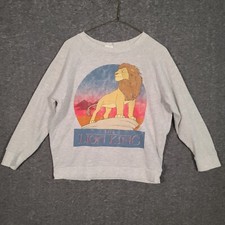 Disney The Lion King Women's Medium Crewneck Graphic Sweatshirt Pullover
