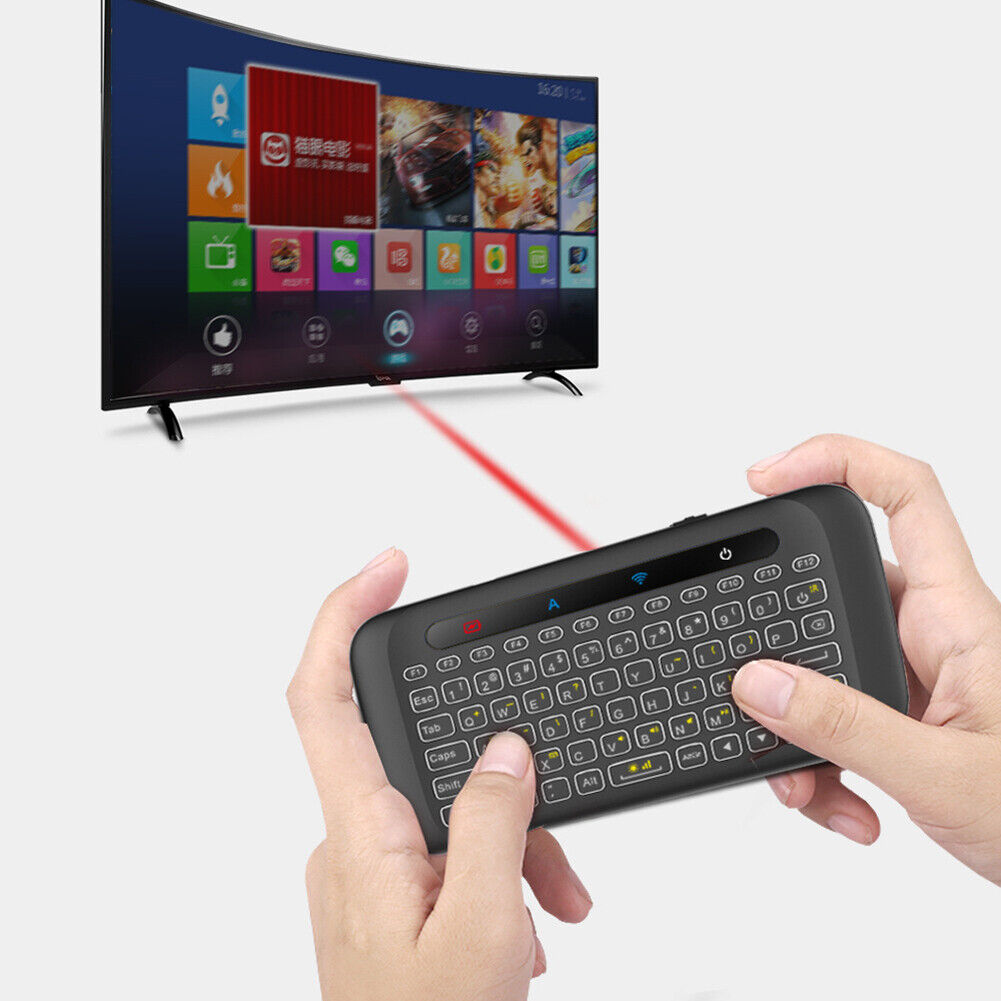 Image of Touch Screen Wireless Keyboard Colorful LED Air Mouse Touchpad for Smart TV Box