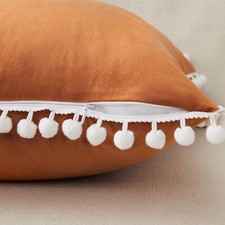 Soft Velvet Throw Pillow Covers 18x18 inch Pack of 2 for Couch Sofa Decoration