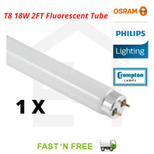 1X T8 18W 2ft Fluorescent Tube Replacement Warm White Standard Cool Daylight