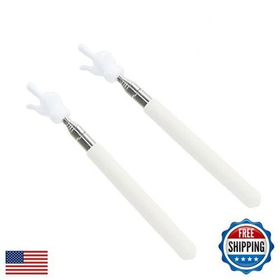 2 Pcs Telescopic Teachers Pointer, Extendable Hand Pointer Finger Teacher Poi