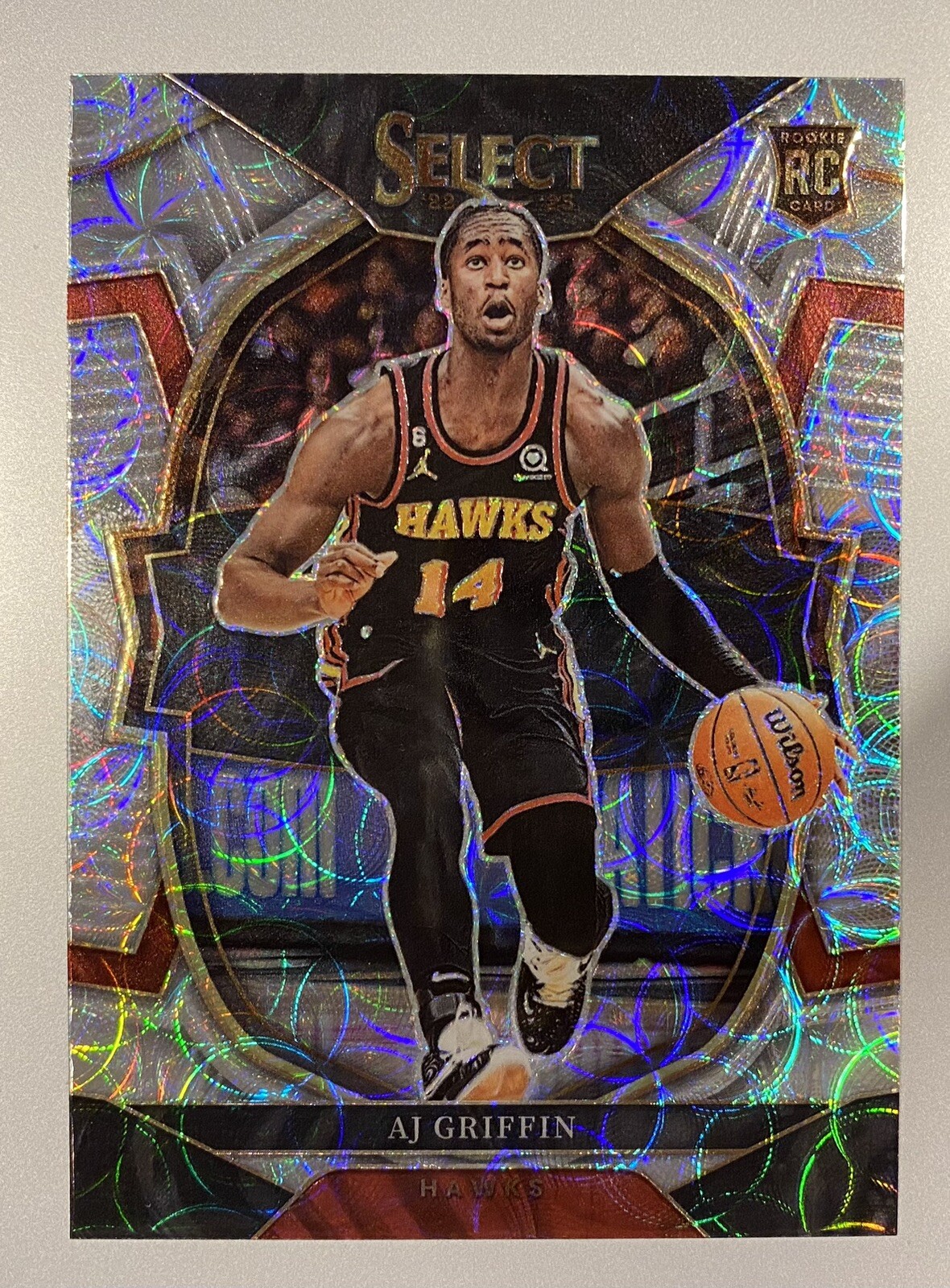 AJ Griffin 2022 Select Concourse Silver Scope Prizm Rookie #88 Hawks RC