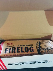 KFC FIRE LOG 11 HERBS & SPICES ENVIROLOG KENTUCKY FRIED ...