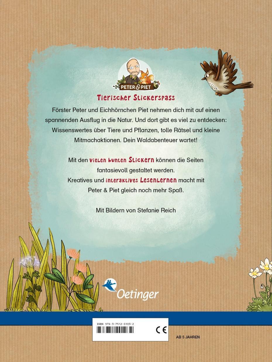 Thumbnail - Lesen + Stickrn. Entdecke Die Tiere Wald | Peter Wohlleben | Deutsch |