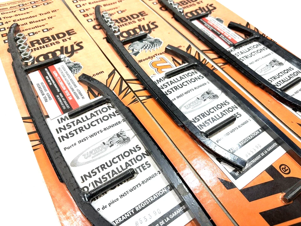 PACK de 3 corredores de carburo Woodys 8" Polaris RMK/SKS/Switchback 2003-2006 - WPI-9125 Foto 3 de 4