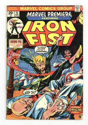 Marvel Premiere #15 FR 1.0 1974 1st app. and origin Iron Fist