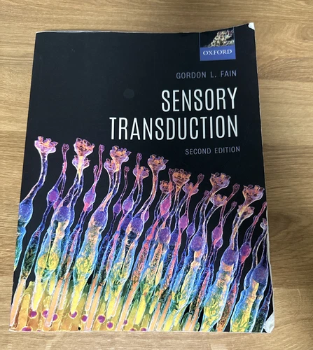 Sensory Transduction Paperback Gordon L. Fain Used Good Condition