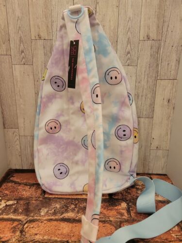 Zaino donna No Boundaries mani libere cargo imbracatura tie dye stampa sorridente - Foto 3 di 5