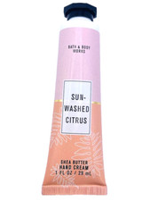 BATH  BODY WORKS SUN-WASHED CITRUS TRAVEL SHEA BUTTER HAND CREAM 1 FL OZ NEW